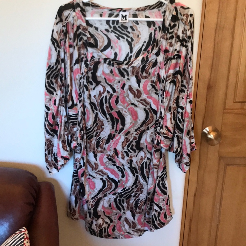 M Missoni Silk Multi-colored Tunic